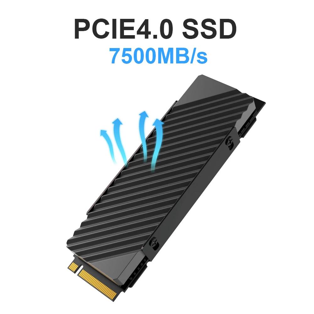 OSCOO ӿ  ϵ ̺ SSD M2 NVME, PS5 NVME PCIe4.0 2TB, 1TB 512GB M.2 7500 MB/S PCIe